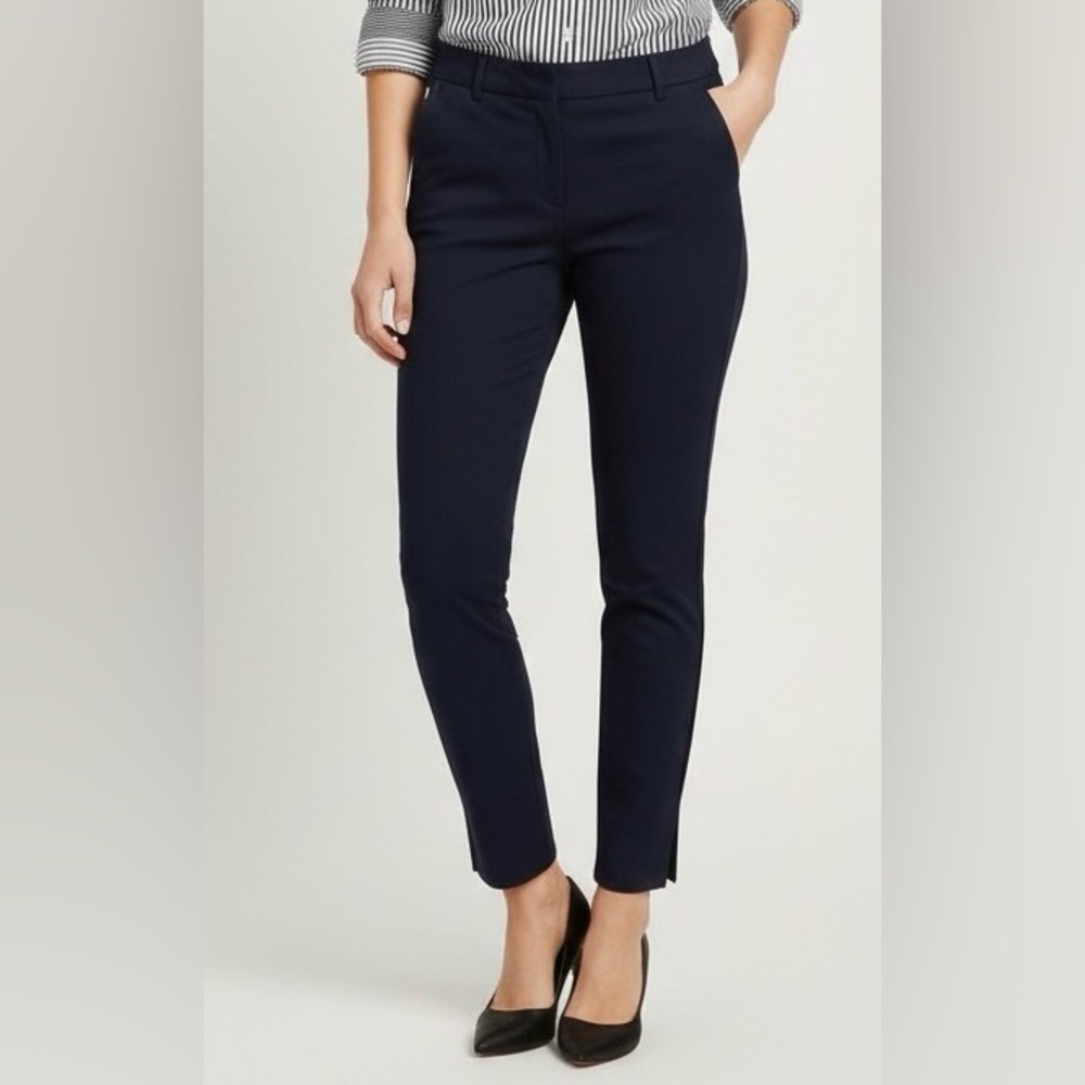 Boden Navy Blue Slim Ankle Pants, Size 4R